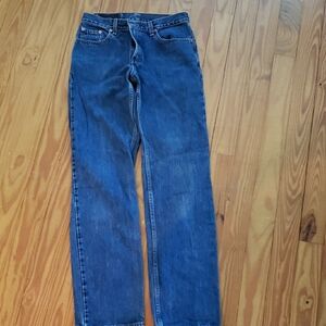 Levi's Blue Straight Jeans Classic Fit